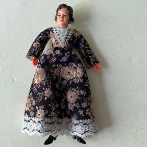 Vintage German Caco Girl Miniature Dollhouse Doll 5.5"